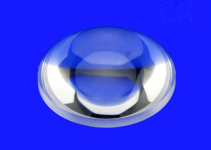 Clear Transparent Domed Sapphire Glass Ground And Beveled Edge Finish